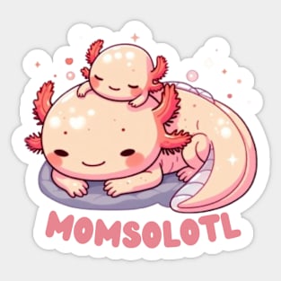 Axolotl lover mom mothers day Sticker